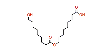 9-(9-Hydroxynonanoyloxy)-nonanoic acid